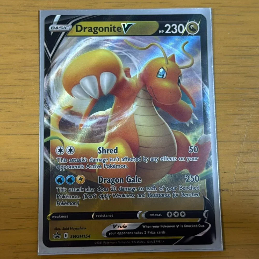Pokemon | Games | Pokmon Dragonite V Card Swsh54 Swsh Sword Shield Promo  Cards Swsd | Poshmark